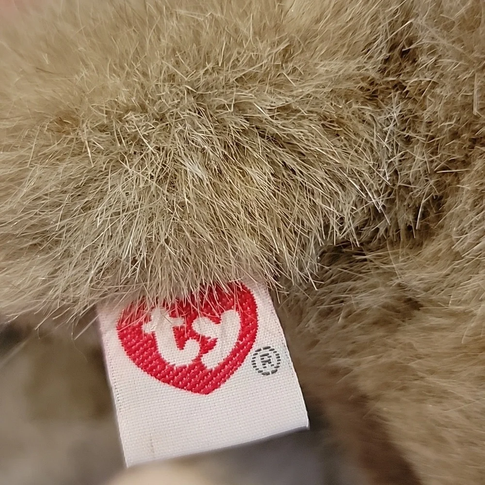 VINTAGE 1997 Ty Bunny Rabbit‎ “Buttons” Beanie Classic Plush 10